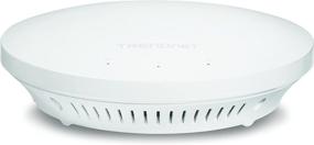 img 1 attached to 🔒 TRENDnet Wireless N 600 Mbps Ceiling Mount PoE Access Point, Dual Band High Gain with WDS AP, WDS Bridge, and Repeater - TEW-753DAP