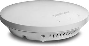 img 4 attached to 🔒 TRENDnet Wireless N 600 Mbps Ceiling Mount PoE Access Point, Dual Band High Gain with WDS AP, WDS Bridge, and Repeater - TEW-753DAP