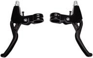 tebery universal full aluminum alloy bicycle brake handle - mtb/bmx road bike brake lever 2.2cm diameter (a pair) logo