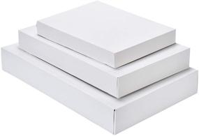 img 3 attached to 🎁 Assorted 12 Pack Christmas White Gift Boxes for Apparel Wrapping – Ideal for Holiday & Special Occasions; Includes 2 Robe, 6 Shirt, and 4 Lingerie Gift Boxes