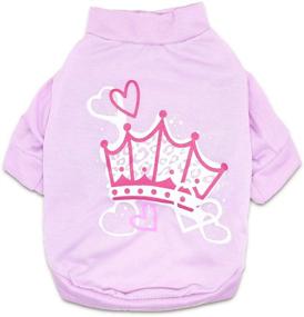 img 2 attached to 🐶 DroolingDog Puppy Clothes for Small Dogs - Yorkie Shirts for Girls and Boys - XS Dog Clothes - Teacup Puppy Clothing for Females - Girl Dog Attire