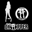 tomall dropper reflective stickers joking logo