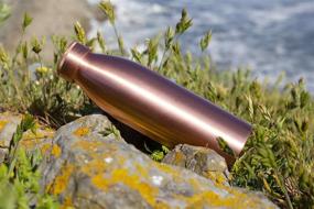 img 1 attached to 💧 Copper Water Bottle 24oz - Kosdeg: Leak Proof Ayurvedic Vessel - Boost Hydration, Reduce Sugar Intake, and Embrace Immediate Health Benefits