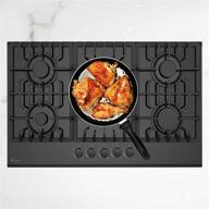 🔥 empava 30" gas stove cooktop - 5 sabaf sealed burners, ng/lpg convertible & black tempered glass - 30 inch logo