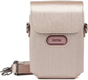 img 1 attached to Fujifilm Instax Mini Link Smartphone Printer - (Dusty Pink) Fujifilm Instax Mini Twin Pack Instant Film (20 Sheets) Protective Case For Mini Link Printer - Accessory Bundle