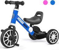 🚲 peradix 3-in-1 toddler tricycles - age 12-48 months, three wheels trike with removable pedals - perfect first birthday gift, baby bike for 1, 2, 3 year old boys and girls trikes логотип