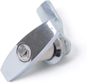 img 4 attached to 🔒 High-Quality Bright Chrome White T-Handle Door Lock Latch – Ideal for Truck Caps, Campers, Trailers, Cabinets, and Garage Doors