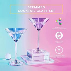 img 3 attached to 🐉 Exquisite Dragon Glassware Martini Glasses Collection: Elevate Your Sipping Experience!