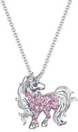 🦄 enchanting unicorn pendant necklace: perfect birthday gift for girls and women logo