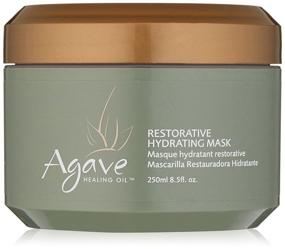 img 4 attached to Agave Healing Oil Restorative Mask Hair Treatment - 8.5 fl oz