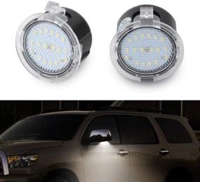 img 4 attached to 6000K Белый GemPro Светодиодные боковые зеркала сборки лампы для Toyota Tundra 2007-2019 и Sequoia 2008-2019.