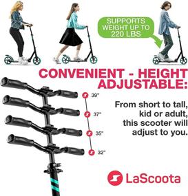 img 2 attached to 🛴 LaScoota Lightweight Foldable Professional Scooter