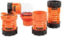 img 1 attached to 🔒 High-Performance Orange Locking Ring RhinoFLEX Swivel Lug by Camco 39773