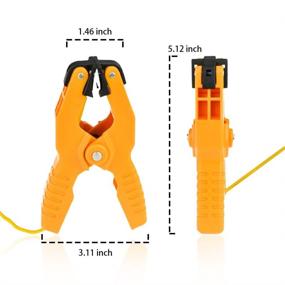 img 3 attached to 🌡️ Professional Grade Type K Pipe Clamp Temperature Lead Probe for HVAC Pipes - Jaw Clip Plumbing Clamp for Accurate Measurements