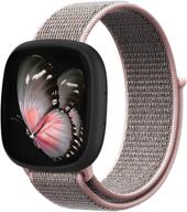 szwjt-lv compatible with fitbit versa 3 bands/fitbit sense bands wearable technology logo