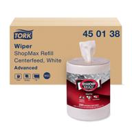 🧻 tork advanced 450138 shopmax wiper 450: centerfeed refill, 1-ply, 9.9" x 13.1", white - case of 400 towels (2 boxes) logo