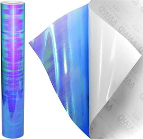 img 1 attached to VViViD Sapphire Blue Chameleon Headlight Taillight Vinyl Tint Wrap Roll (12x60 Roll)
