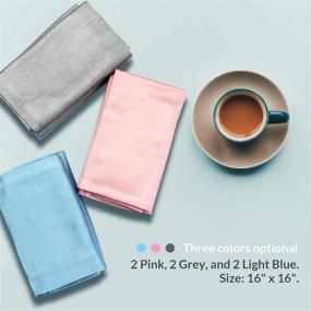 img 3 attached to 🧼 6-Pack Microfiber Glass Cleaning Cloths - Streak-Free & Lint-Free for Quick Cleaning of Windows, Windshields, Mirrors, and Stainless Steel