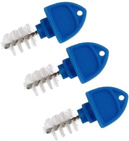 img 3 attached to 🍺 Efficient Hygiene Solution for Draft Beer Faucet Cap: Beer Plugs Tap Brush (30 Pack, Blue)