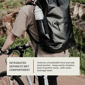 img 1 attached to Unigear 35L Waterproof Backpack Marine Dry Bag - Trop-Storm BP: Durable & Spacious with Padded Back Panel for Commuting, Floating, Kayaking, Surfing, Hiking, Camping