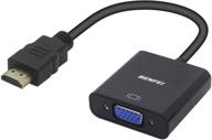 🔌 benfei gold-plated hdmi to vga adapter - male to female | compatible for computer, laptop, monitor, projector & more - black logo