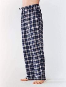 img 2 attached to SIORO Men's Flannel Sleepwear Loungewear Bottoms: Comfortable and Stylish Clothing for Sleep & Lounge