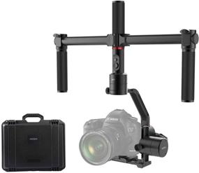 img 4 attached to MOZA Air Gimbal: Professional 3-Axis Stabilizer for DSLR & Mirrorless Cameras | Max Payload 7.05Lb | Auto-Tuning | 360° Rotation | Carrycase & Dual Handle Included