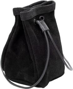 img 1 attached to Renaissance Leather Drawstring Pouch: Mythrojan Men's Accessories