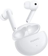 🎧 huawei freebuds 4i: беспроводные наушники с активной шумоподавляющей системой, 10-часовым временем работы аккумулятора и плавной коммуникацией - белые. логотип