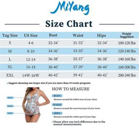 img 1 attached to 🤰 Stylish Maternity Tankini Swimsuit for Pregnancy - Women's Swimwear and Cover Ups