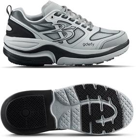 img 2 attached to Gravity Defyer Athletic Absorbing Fasciitis Men's Shoes