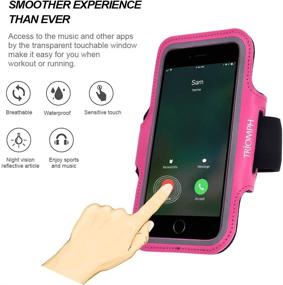 img 1 attached to Triomph Waterproof Armband Samsung Running Cell Phones & Accessories