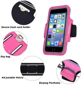 img 3 attached to Triomph Waterproof Armband Samsung Running Cell Phones & Accessories