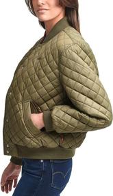 img 2 attached to Levis Womens Diamond Quilted X Large Women's Clothing in Coats, Jackets & Vests