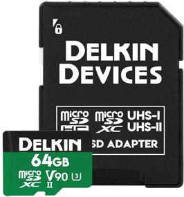 img 2 attached to 💪 Delkin Devices 64GB Power microSDXC UHS-II (V90) Memory Card Review