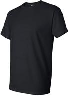 black gildan dryblend cotton men's t-shirt - optimized for shirts in men's clothing category logo