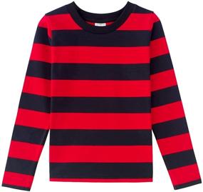 img 4 attached to 👕 Spring Gege Striped T Shirt: Trendy Boys' Clothing with Stylish Stripes - Shop Tops, Tees & Shirts Now!