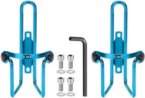 img 4 attached to 🚴 J&D Bike Water Bottle Holder 2-Pack: Lightweight Aluminum Cage for Easy Installation and Durable Cycling