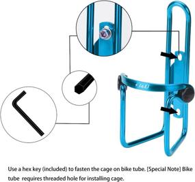 img 3 attached to 🚴 J&D Bike Water Bottle Holder 2-Pack: Lightweight Aluminum Cage for Easy Installation and Durable Cycling