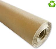 📦 brown craft paper table cover roll - 30 x 1800 inches, ideal for packing, wrapping, and diy crafts logo