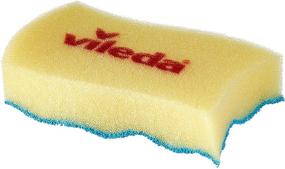 img 2 attached to Vileda Ondattiva Milleusi Colors Sponge Variety Pack - 4 Units, Multicoloured, 13 x 22 x 2.5 cm