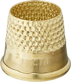 img 1 attached to 🪡 Lacis RQ62 20MM Open Top Tailors Thimble, 20mm, Brown - Enhanced SEO