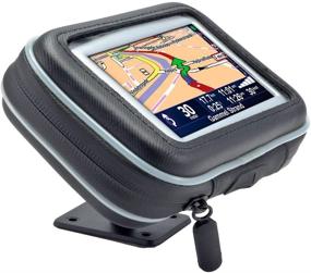 img 2 attached to 🏍️ Arkon GPS Adhesive Motorcycle Mount: Water Resistant Holder for 4.3 inch Screen Size GPS