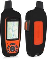 чехол kwmobile совместимый с garmin inreach explorer - мягкий силиконовый защитный чехол - черный логотип