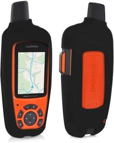 img 4 attached to Чехол kwmobile совместимый с Garmin inReach Explorer - Мягкий силиконовый защитный чехол - черный