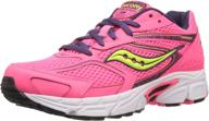 👟 saucony cohesion athletic shoes for little girls - running shoe logo