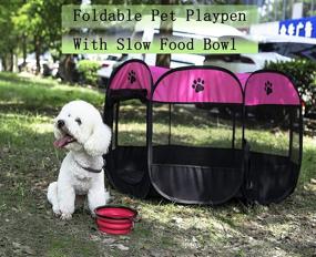 img 2 attached to Foldable 8 Panel Playpen Kennel Storage