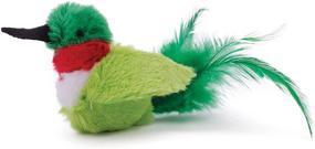 img 4 attached to OurPets Play-N-Squeak Real Birds Cat Toys - Interactive Cat Toys for Indoor Cats with Catnip and Real Chirping Bird Electronic Sound