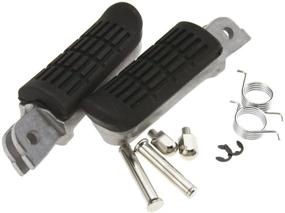 img 4 attached to Motorcycle Foot Pegs Footrests - Compatible with Yamaha FJR1300, FZ6, FZ400, FZ1, XJ6