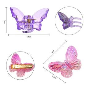 img 3 attached to Заколки для волос "Бабочки ТОРОКОМ" для женщин